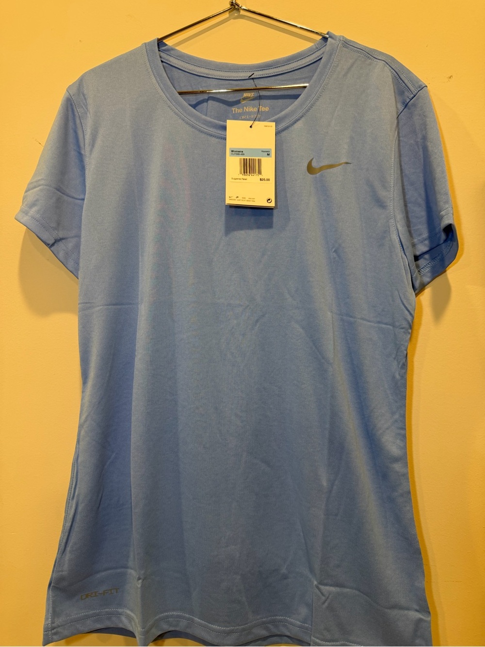 Nike Women's Sky Blue Dri-FIT Short Sleeve Tee